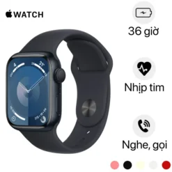 Apple Watch Series 9 41mm (GPS) viền nhôm dây cao su